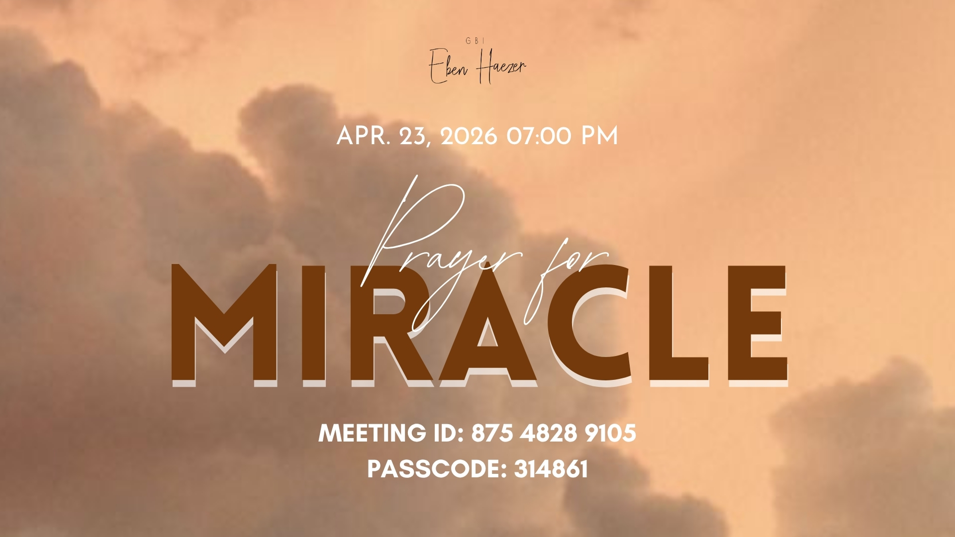 PRAYER FOR MIRACLE